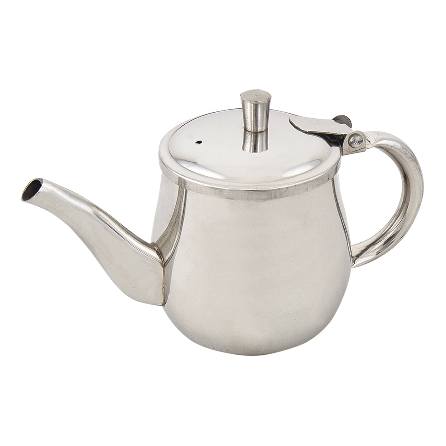 Browne Gooseneck Teapot, 10 oz, Stainless Steel - 515200