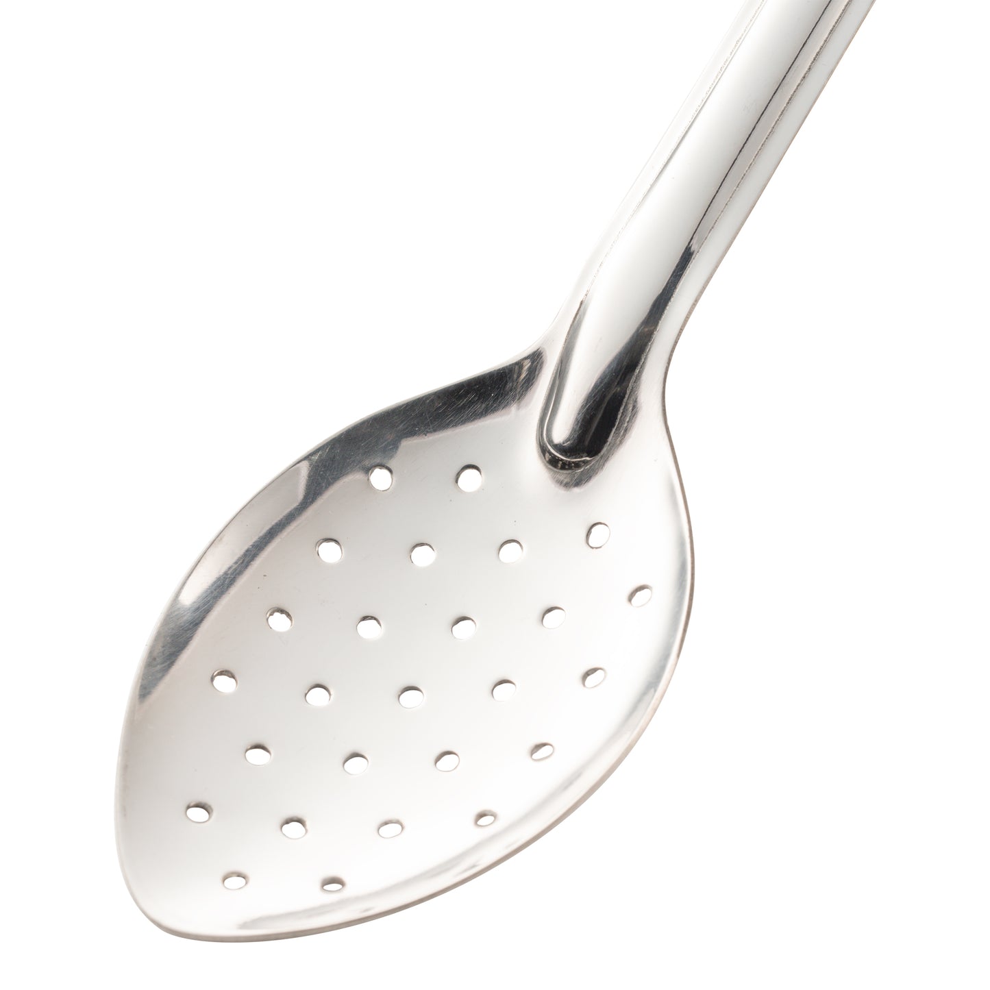 Browne Perforated Serving Spoon, 13", Black Handled - 572332