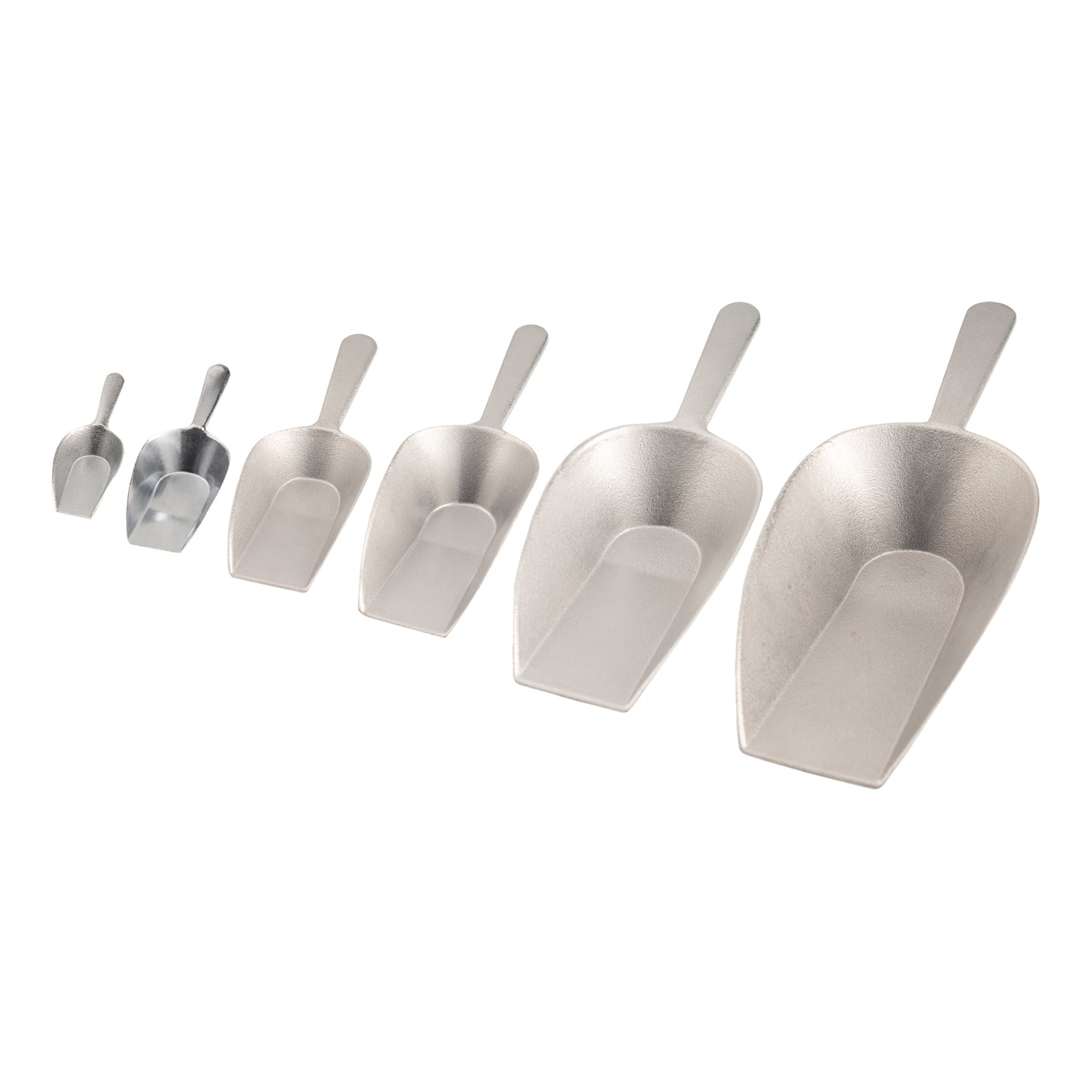 Browne Flat Bottom Scoop, 24 oz, Aluminum - 574255