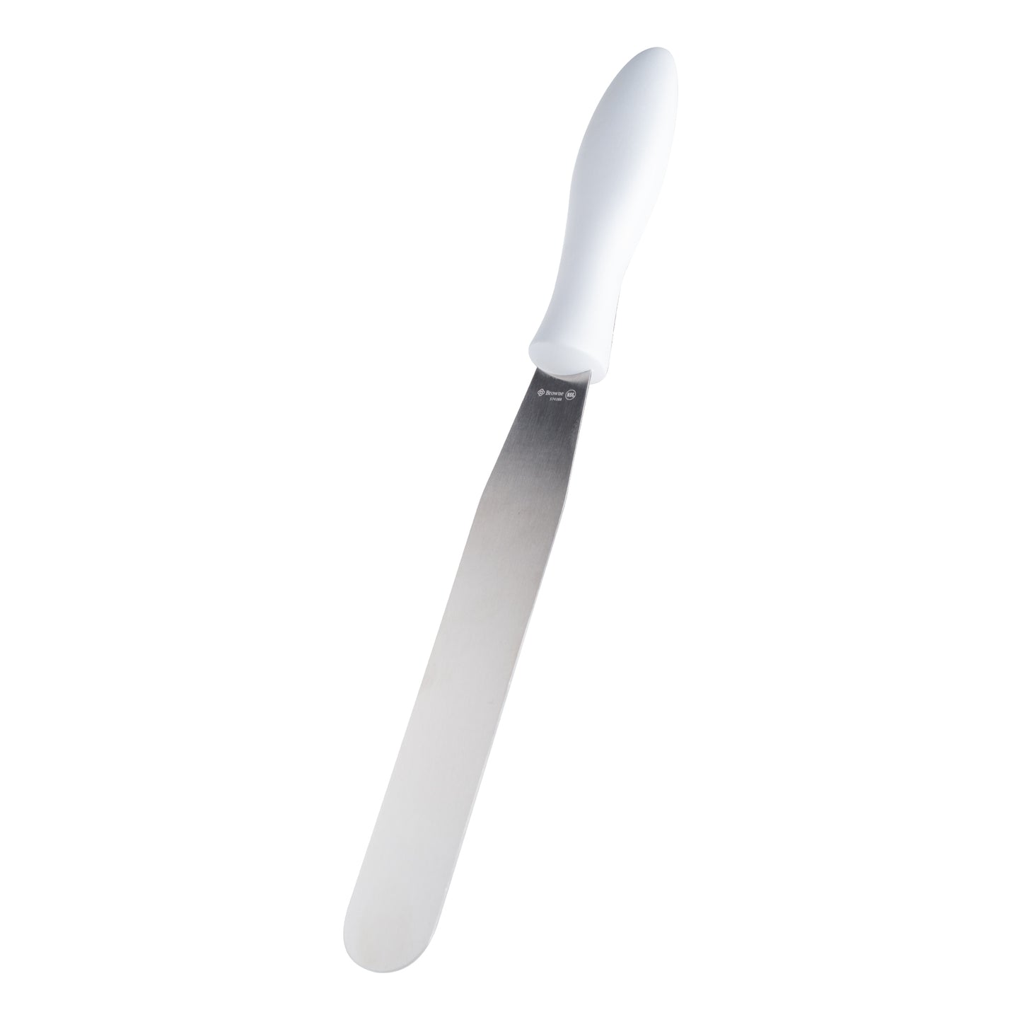 Browne | Spatule à glaçage, lame 1,3" x 8", manche blanc