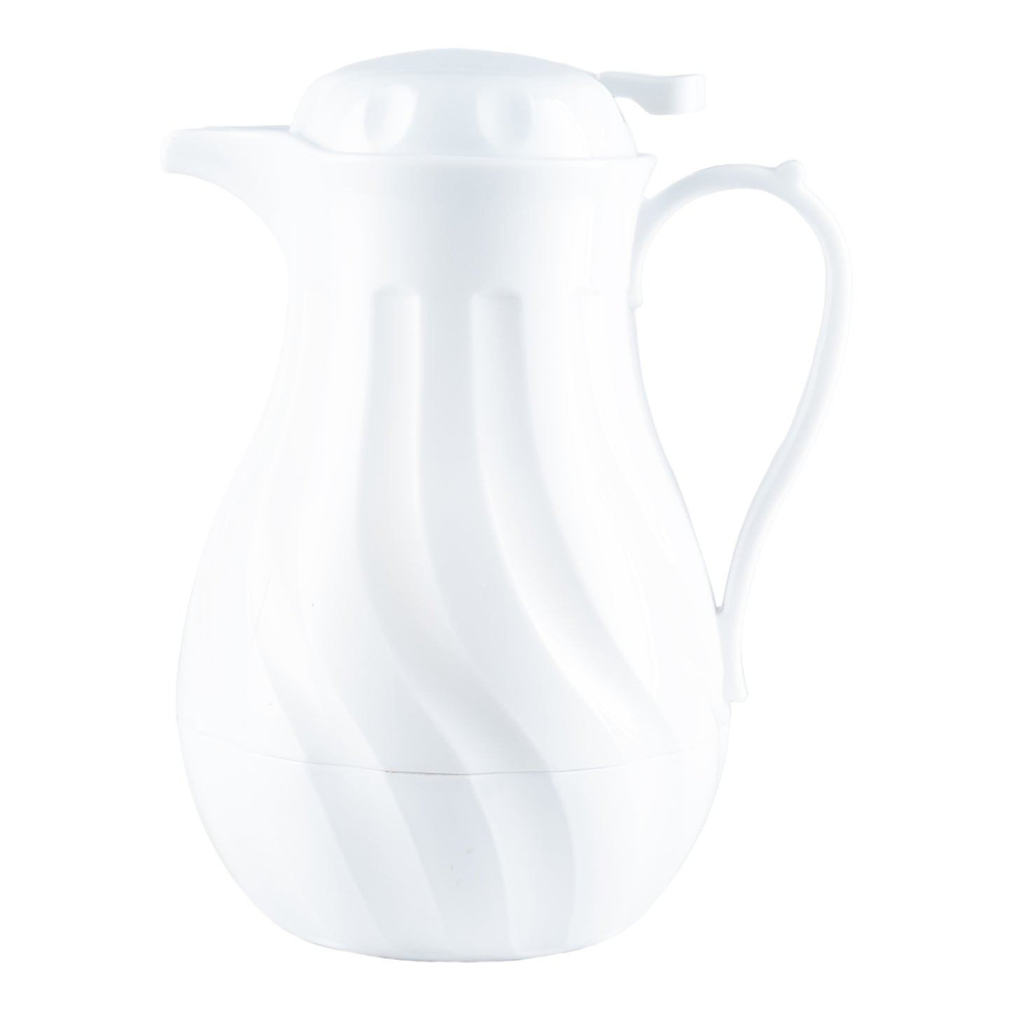 Browne Swirl Insulated Server, 64 oz, White - 744228