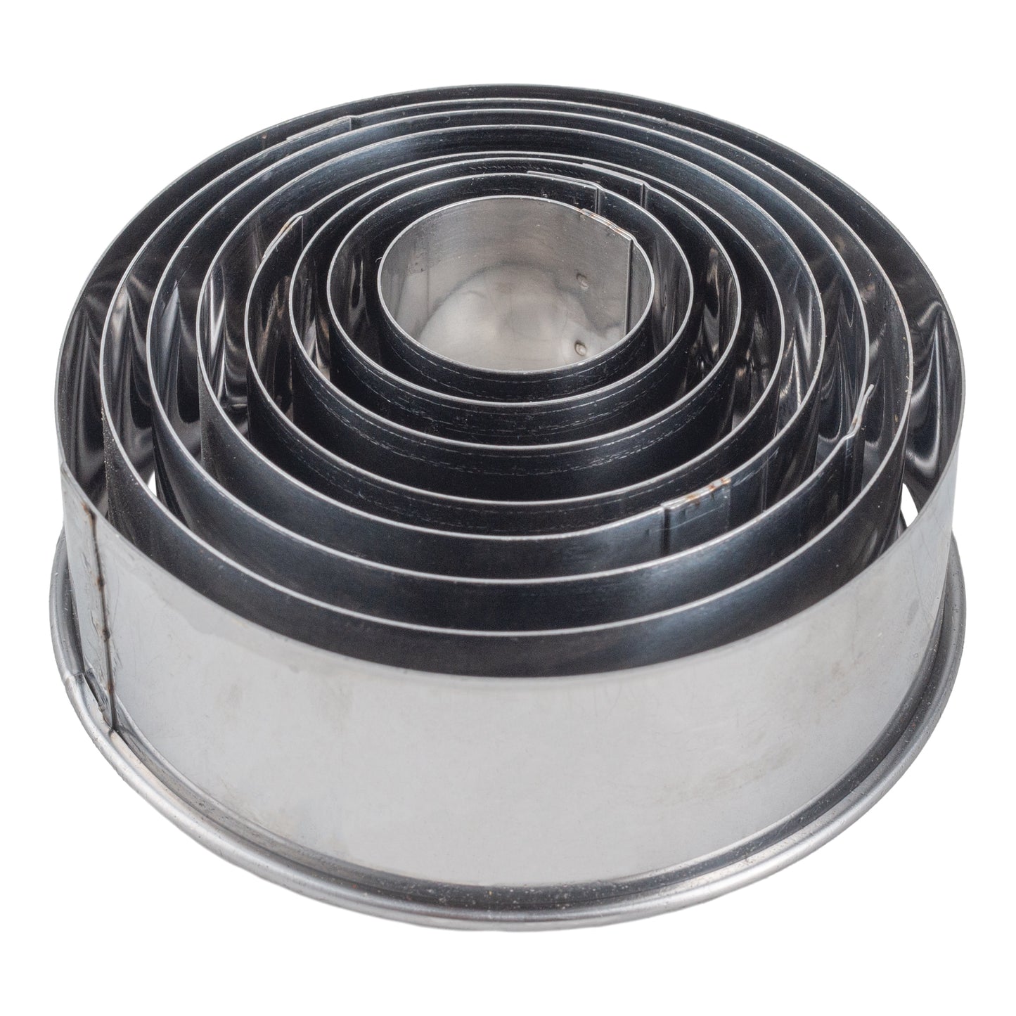 Gobel 8 Piece Round Pastry Cutter Set, Stainless Steel - 80880101