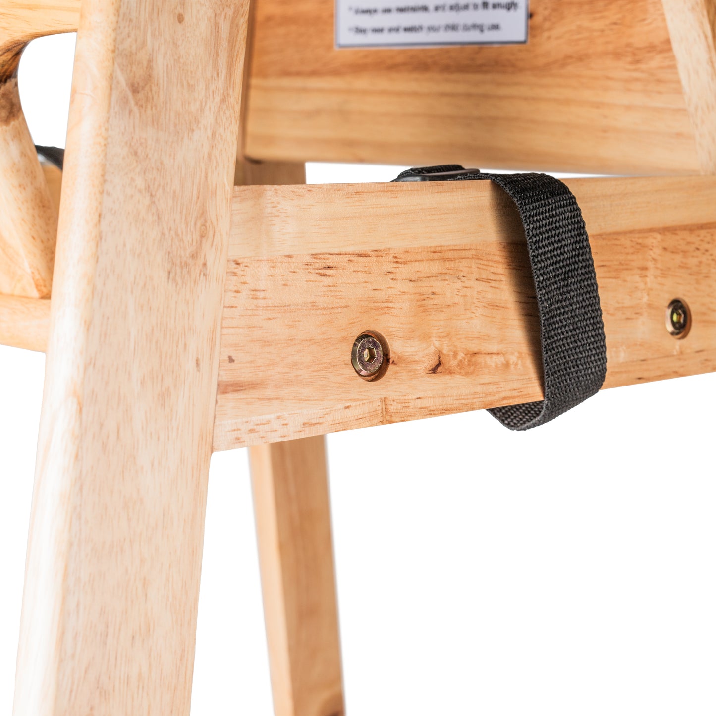 Browne Wooden High Chair, Natural - 80973