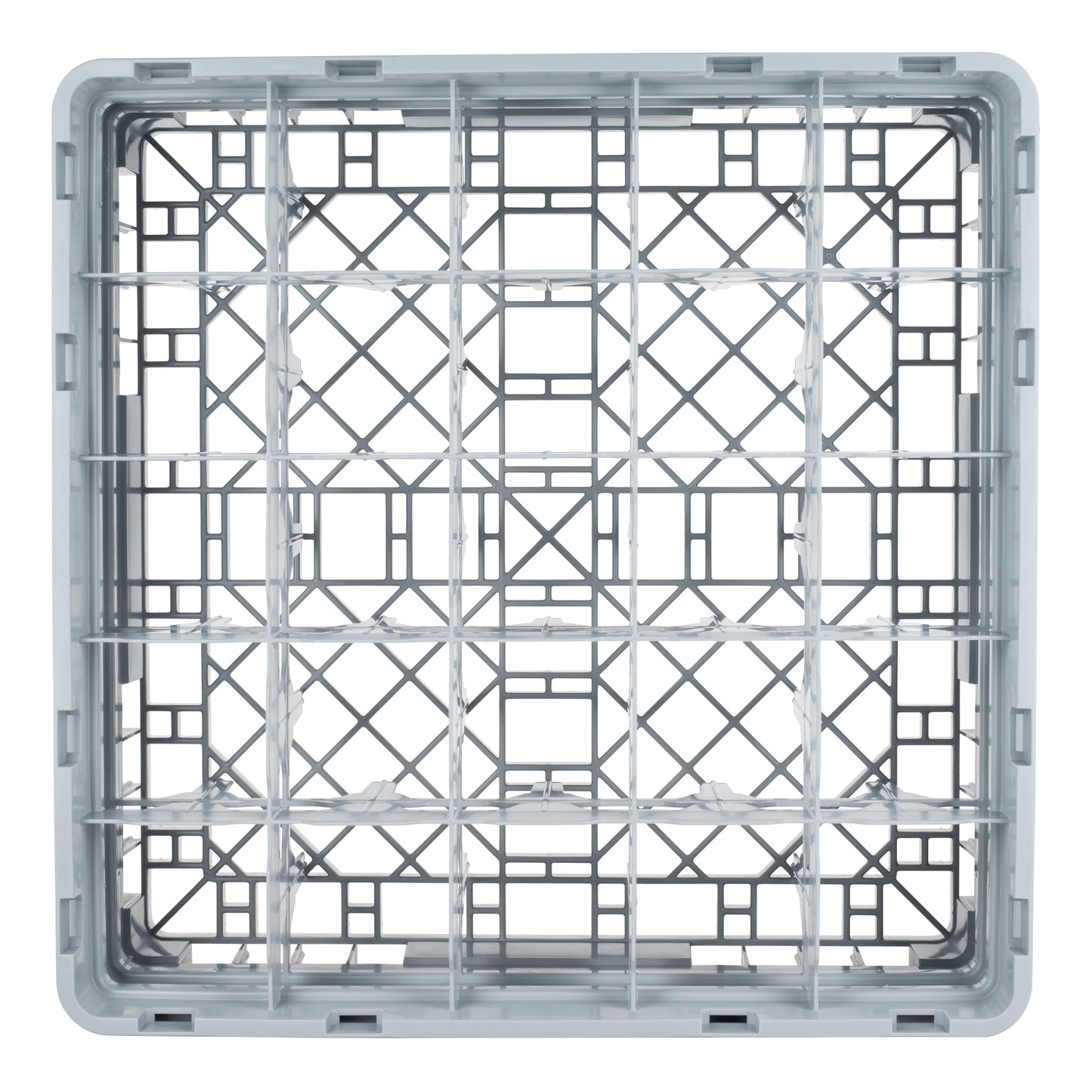 SignatureWares Glass Rack, 25 Compartment, 6 1/8" High, Grey - 25S534PER100(SW)