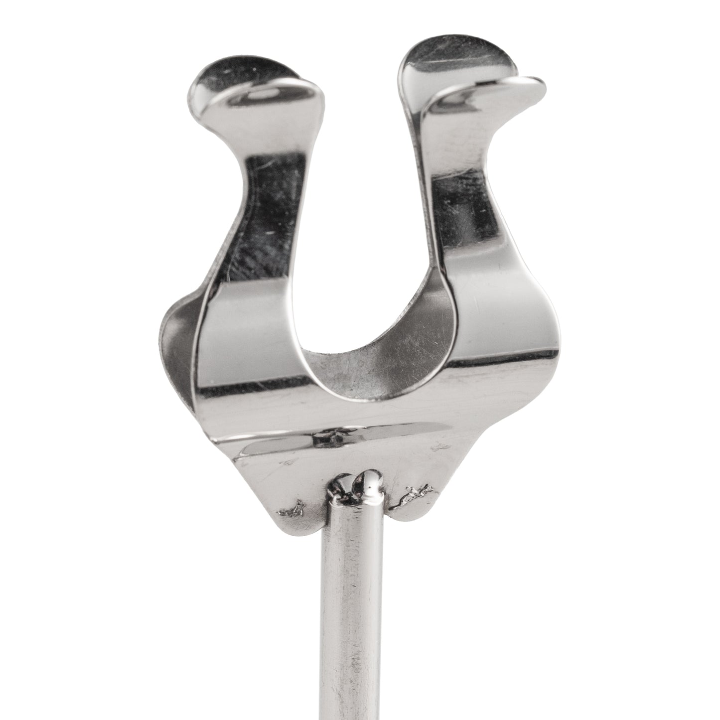 American Metalcraft Harp-Style Weighted Card Holder, 6", Stainless Steel - HPCH6