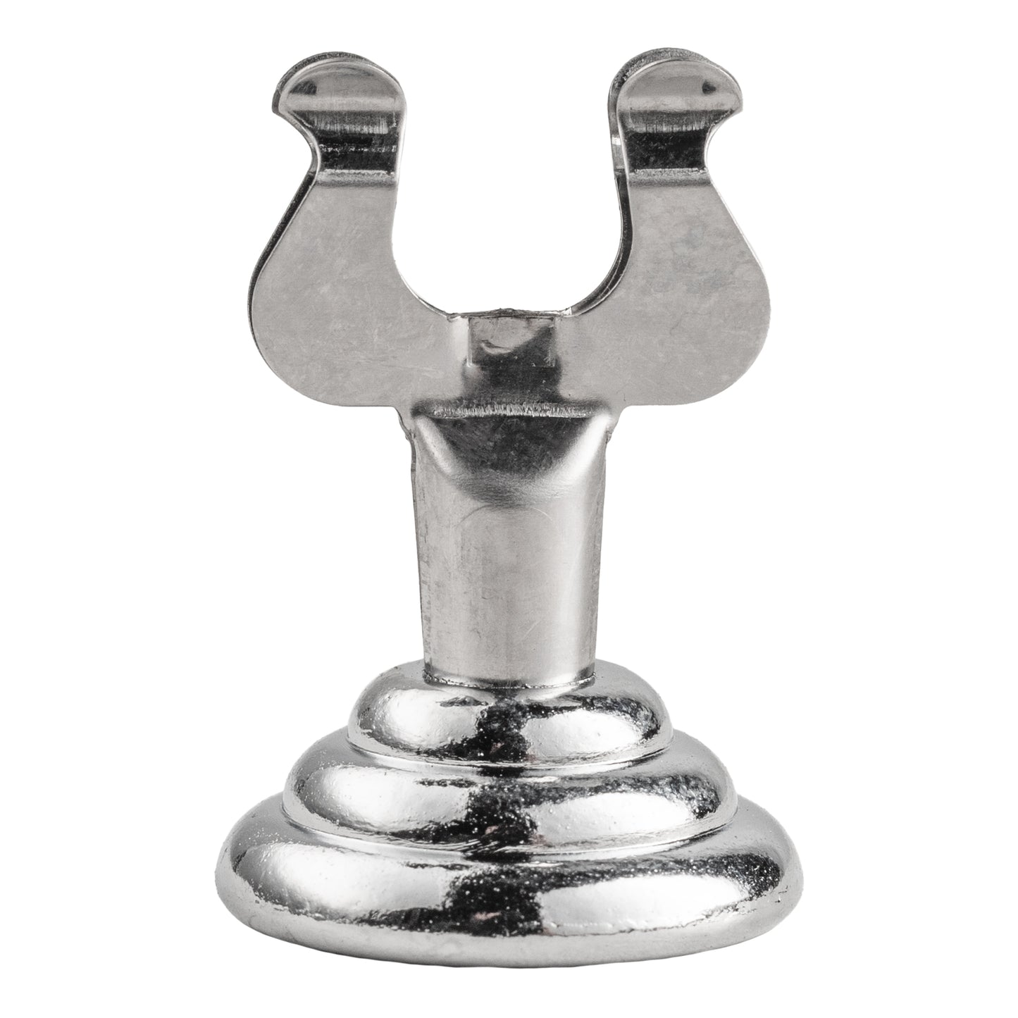 American Metalcraft | Porte-cartes à profil bas de style harpe, 1,5 po, acier inoxydable