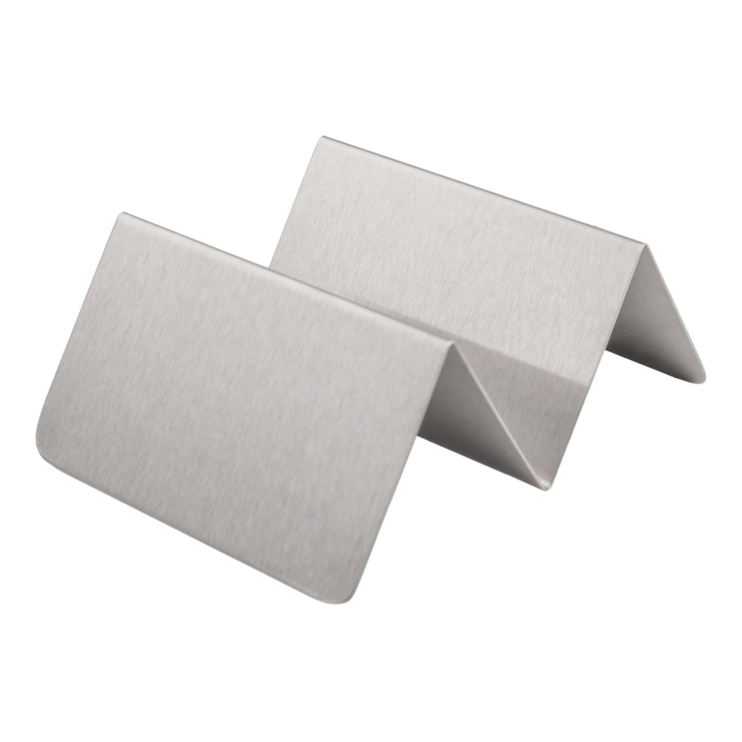 American Metalcraft Taco Holder, 1 or 2 Compartment, Stainless Steel - TSH1