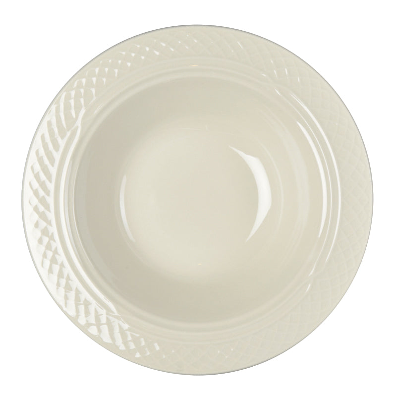Steelite Homer Laughlin Gothic Grapefruit Bowl, 10 1/2 oz, Ivory (36-pack) - HL3417000