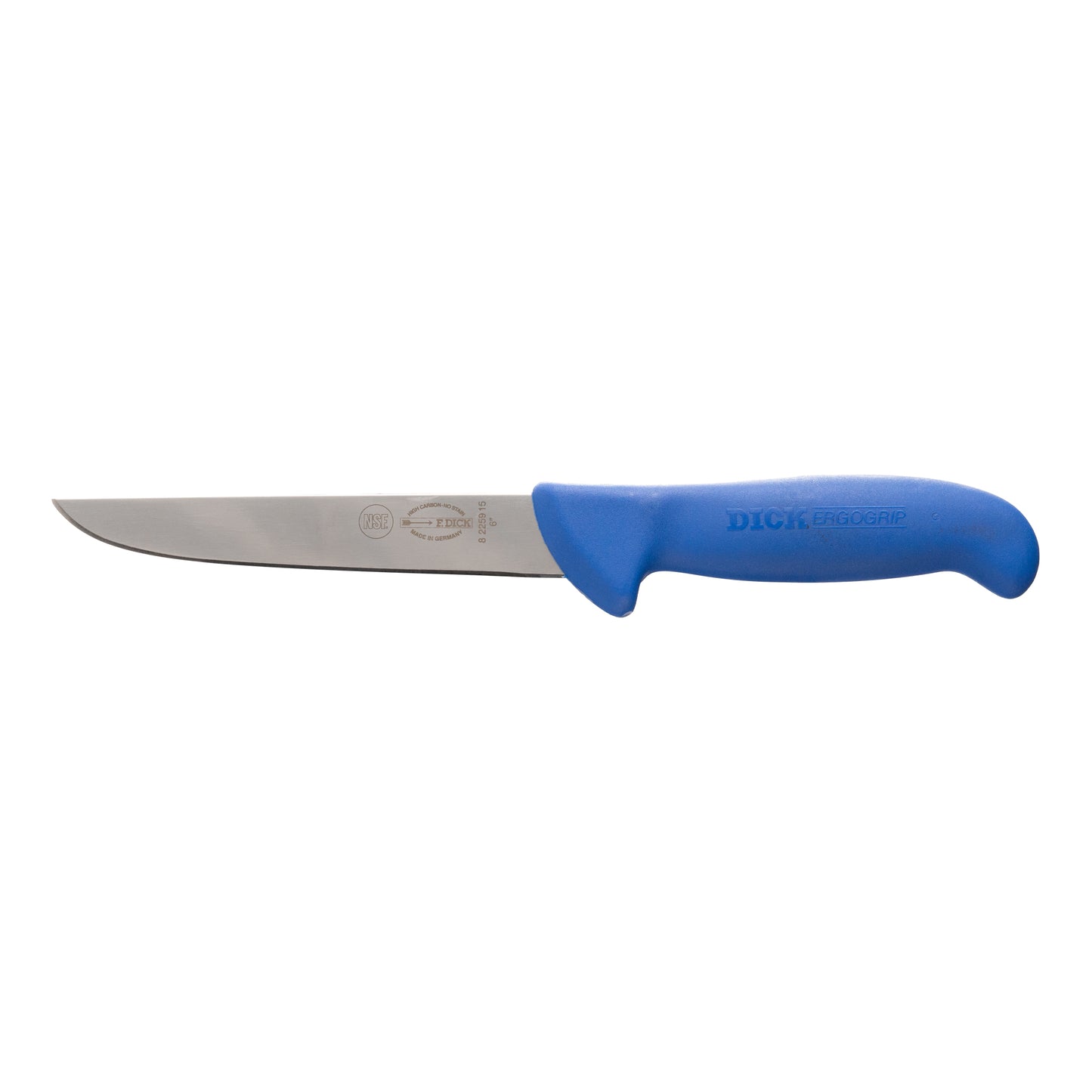F. Dick ErgoGrip Wide Boning Knife, 6", Blue - 8225915