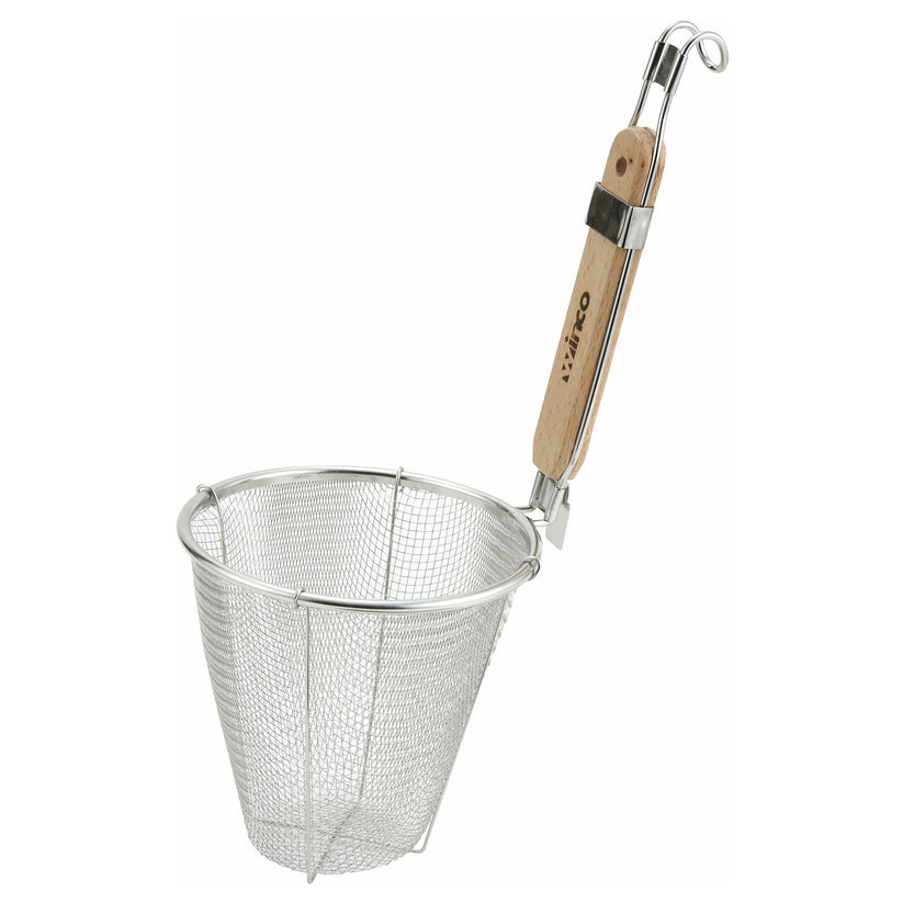 Winco Deep Mesh Strainer, 5.5" x 6", Stainless Steel - MSH-5