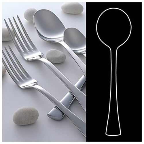 Steelite | Cuillère à soupe à bol rond Eclipse (paquet de 12)