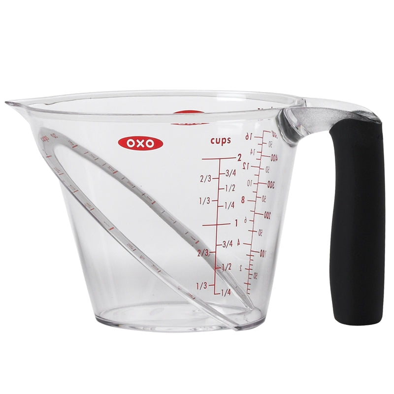 OXO Good Grips | Tasse à mesurer coudée, 2 tasses, transparent