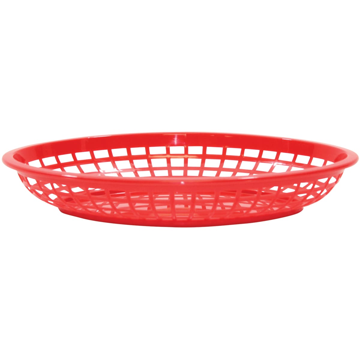 Tablecraft Oval Basket, 11.75" x 8.875", Red - 1084R