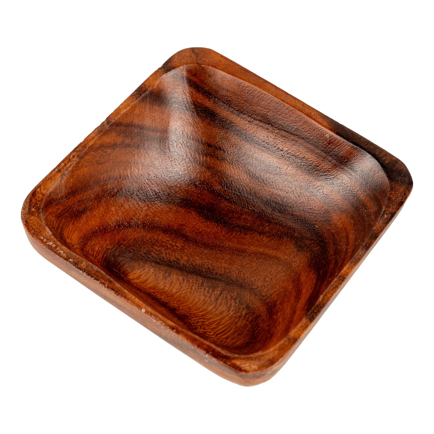 Tap Phong Shallow Square Bowl, 4", Acacia - 123620