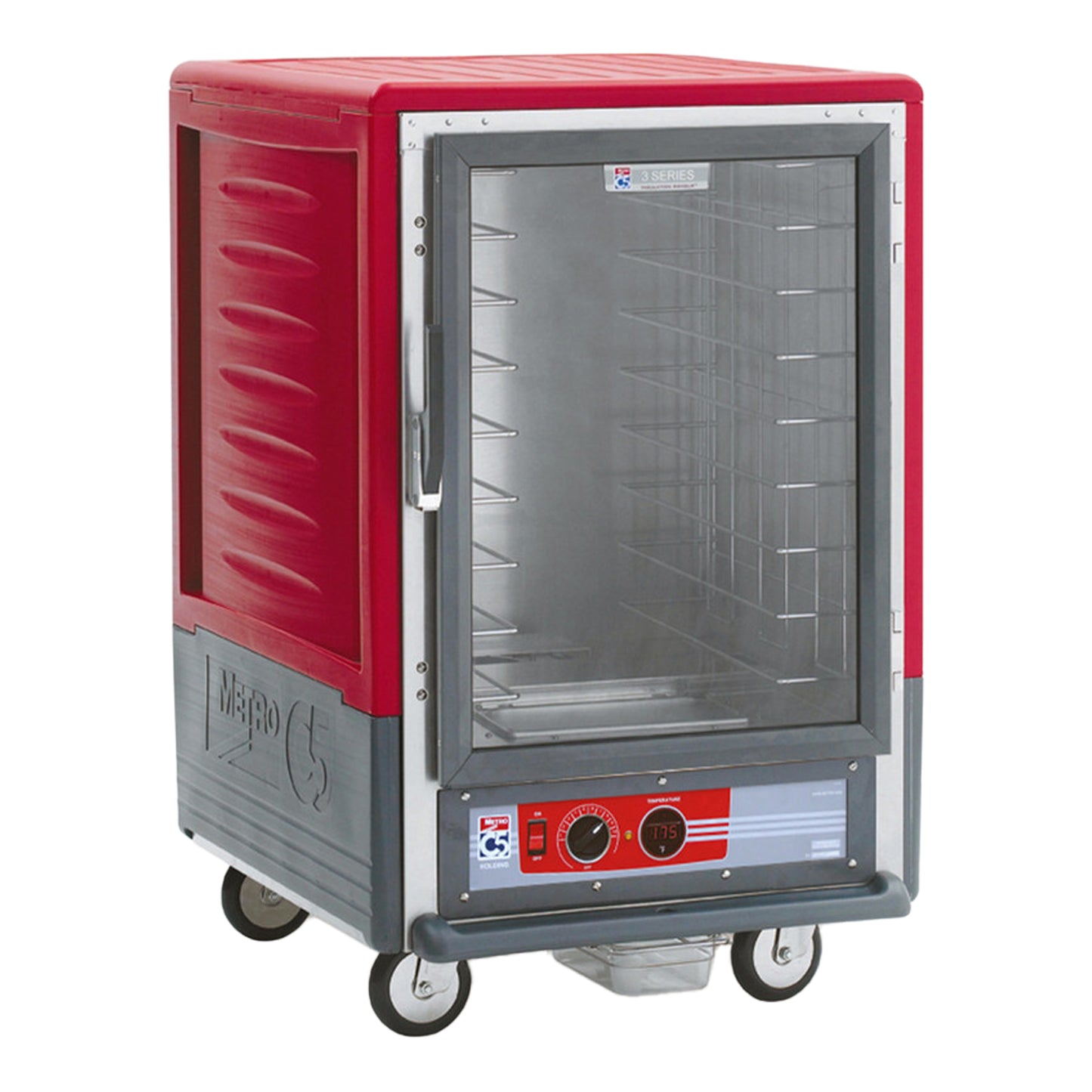 Metro C5 3 Series Insulated Holding/Proofing Cabinet, Half Height Clear Door, 120V - C535-HFC-4