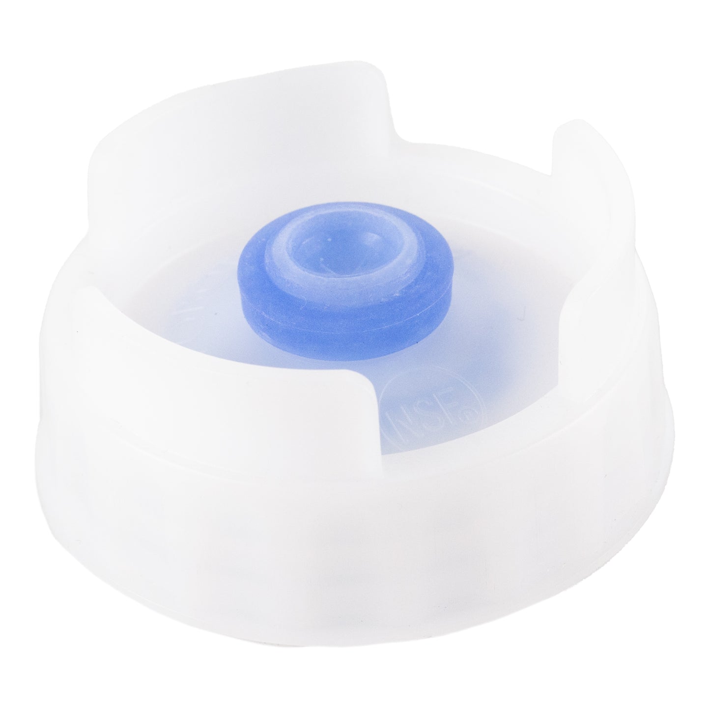 FIFO | Bouchon de distribution de valve de bouteille compressible, grand/bleu (paquet de 6)