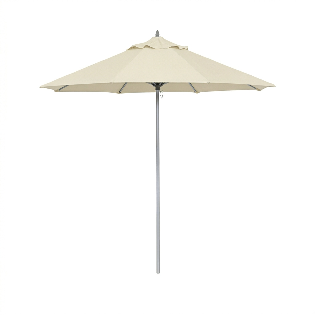 BUM Furniture | Parapluie octogonal Oasis 9', blanc coquillage
