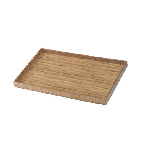 Cal-Mil Bamboo Tray, 19.75" x 11.75" x 1.25" (2-pack) - 1367-12-60