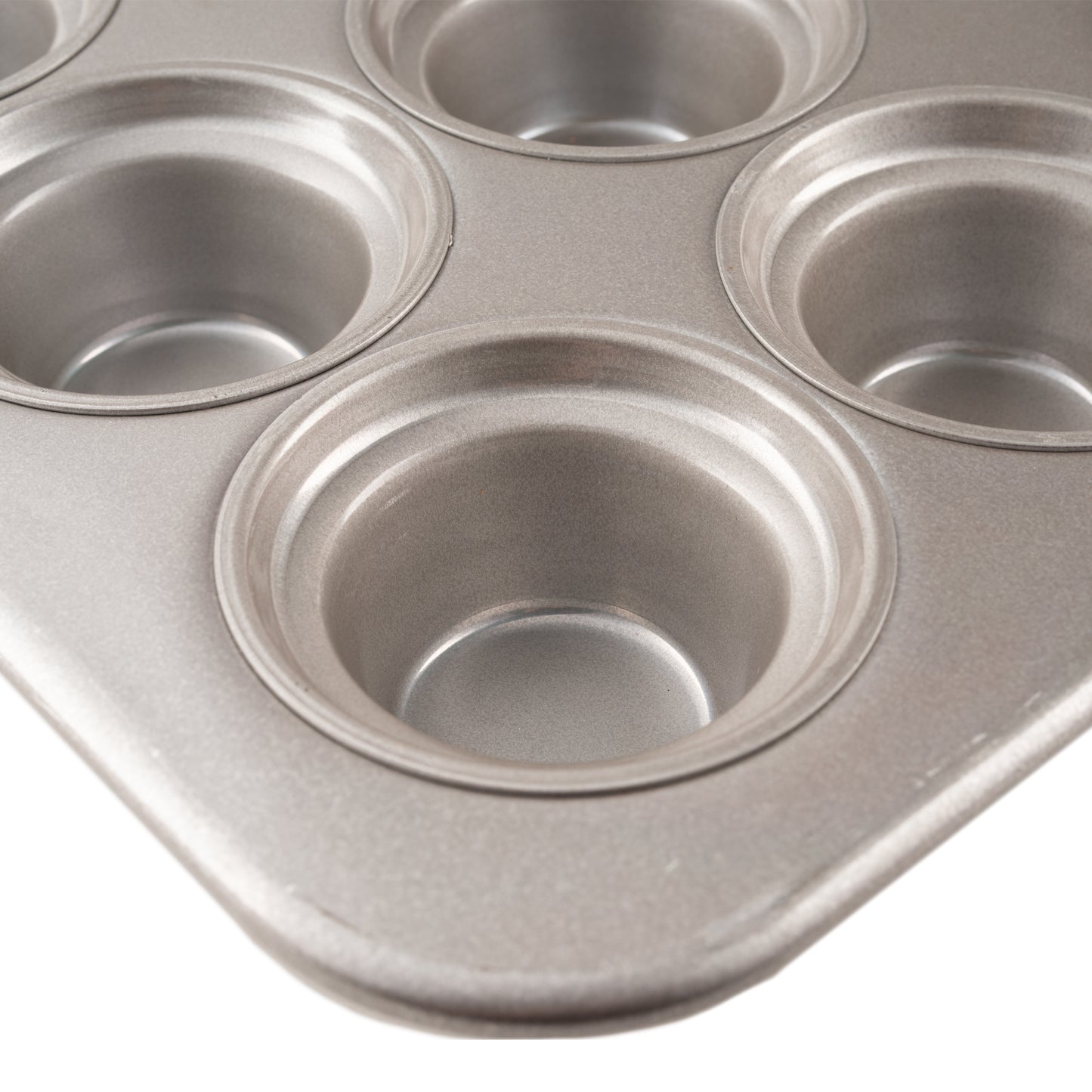 Chicago Metallic Muffin / Cupcake Pan, Large Crown, 24 Cups x 7.3 Oz, Glazed Aluminized Steel - 43026