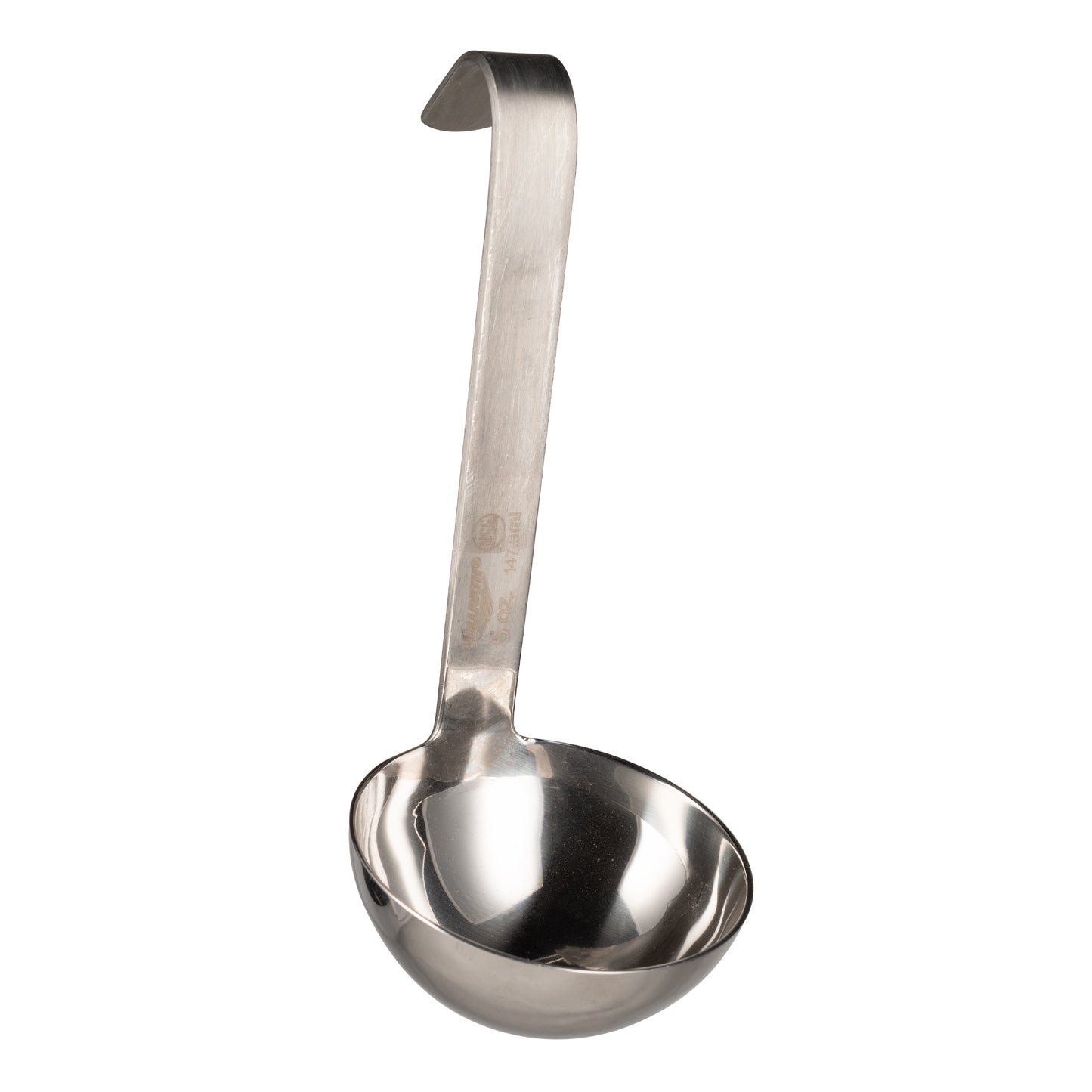 Vollrath One-Piece Heavy-Duty Ladle w/Short Handle, 5 oz, Stainless Steel - 4970510