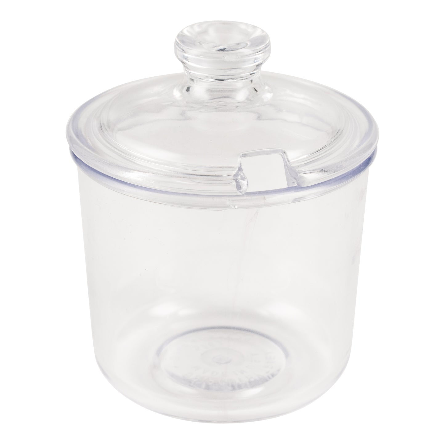 Vollrath Dripcut Condiment Jar and Lid Set, 8 oz, Plastic, Clear - 528-13