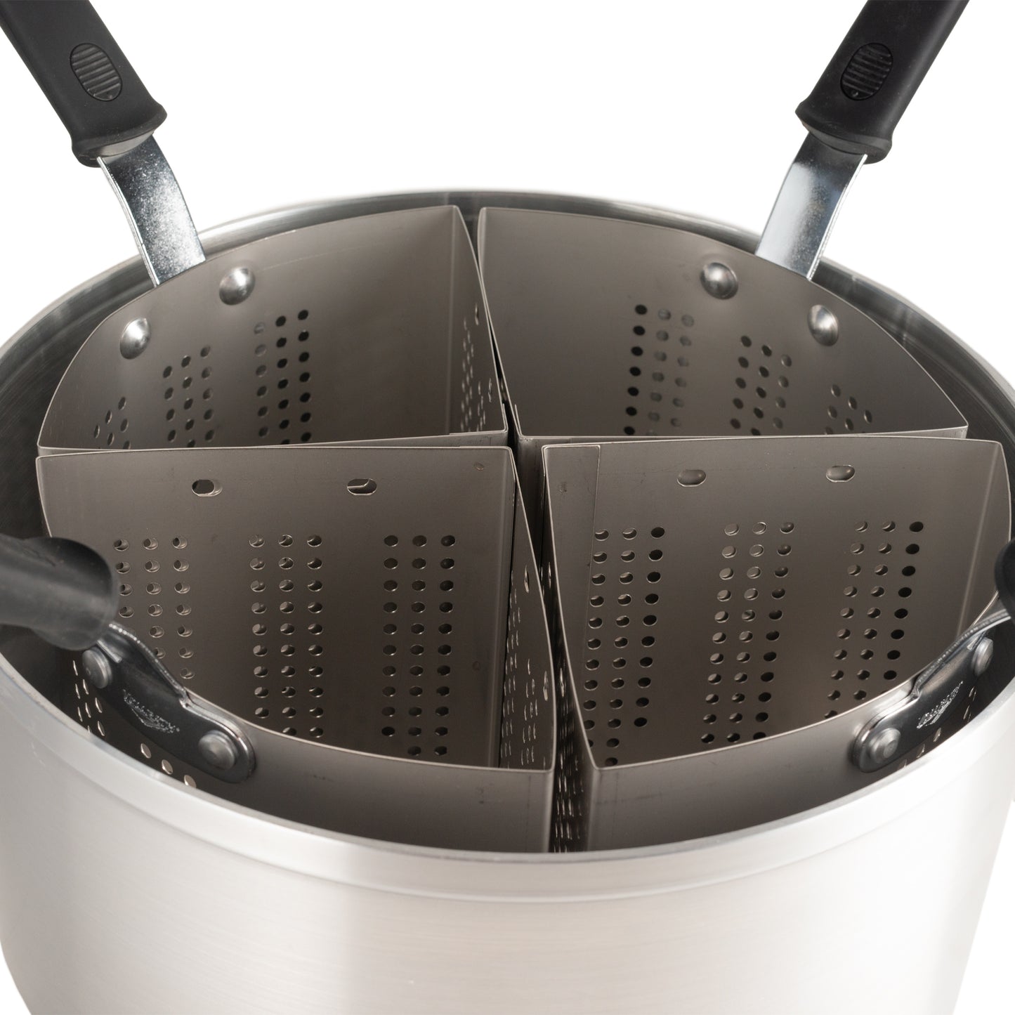 Vollrath Wear-Ever 5 Piece Pasta and Vegetable Cooker Set, 18.5 Qt, Aluminum - 682114