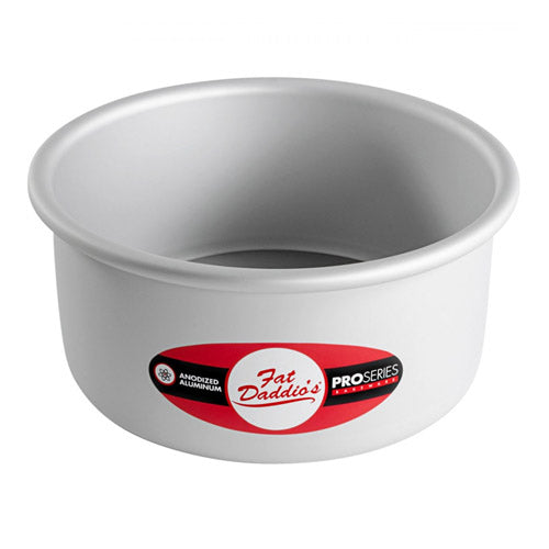 Fat Daddio's | Moule à gâteau au fromage à fond amovible, 6 po x 3 po, aluminium anodisé