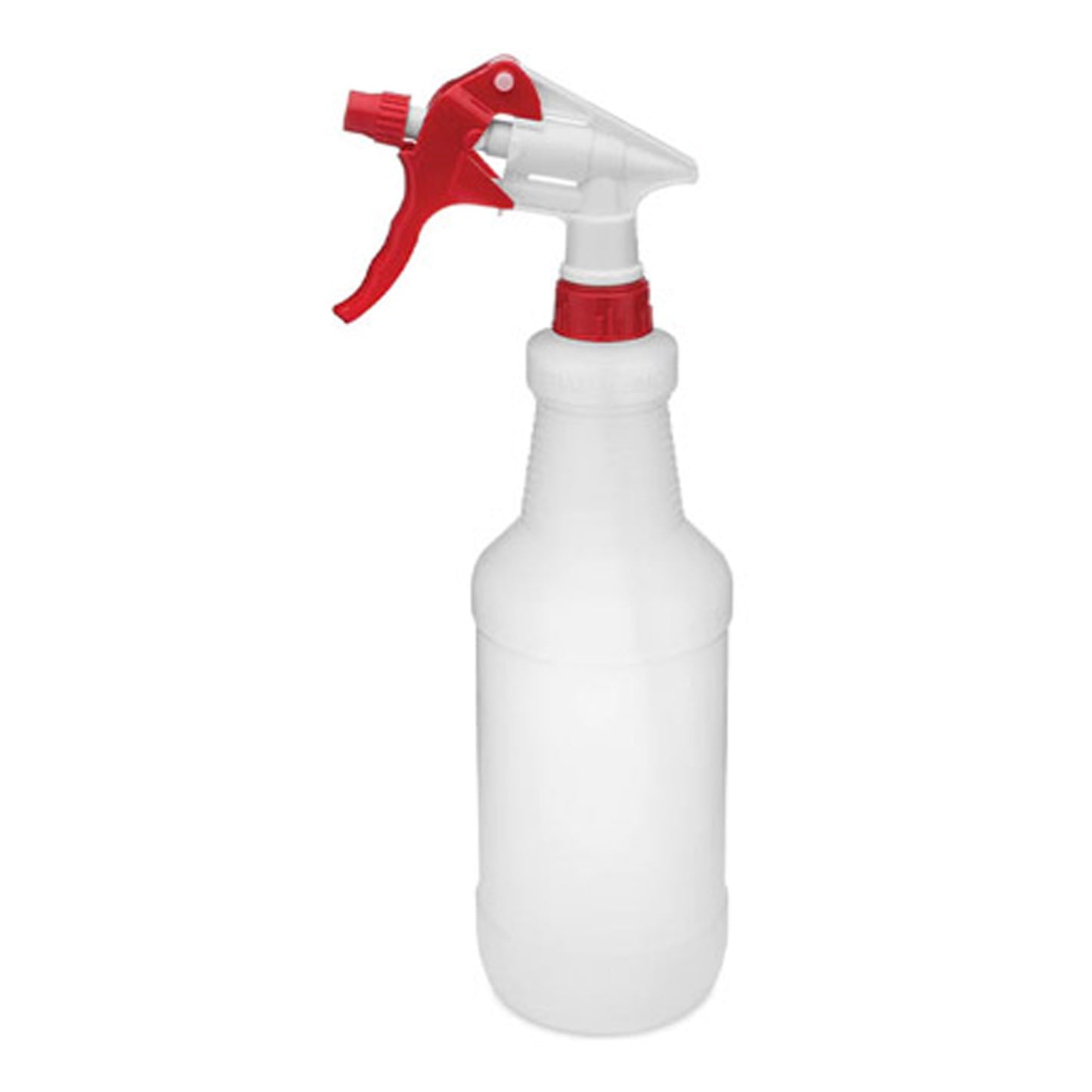 Globe Spray Bottle & Trigger, 24 oz, Translucent/Red - 3569