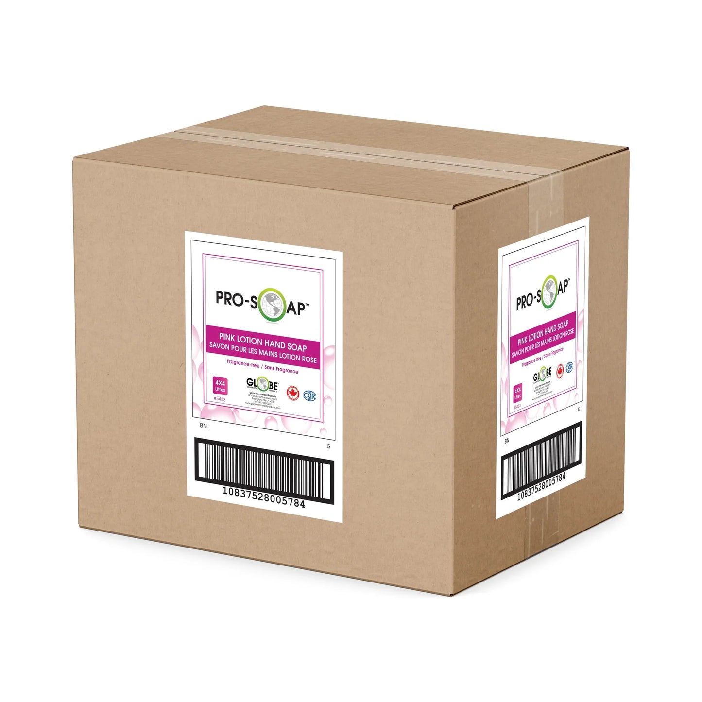 Pro-Soap Lotion Hand Soap, Pink, 4L (4-pack) - 5433