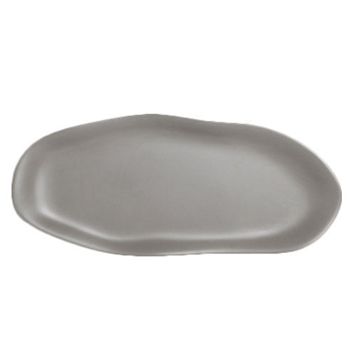 Steelite | Plateau coulissant Delfin Marisol, 15 x 6 3/8 po, mélamine, gris (paquet de 12)