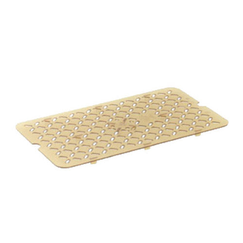 Vollrath Super Pan High Temperature Plastic 1/3 Size False Bottom, Amber - 23300