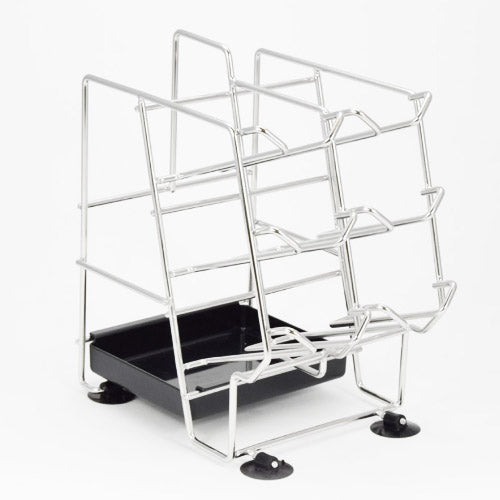 FIFO FIFO Bottle Rack, Holds 6 Squeeze Bottles (12 oz or 16 oz), Stainless Steel - 7030-600