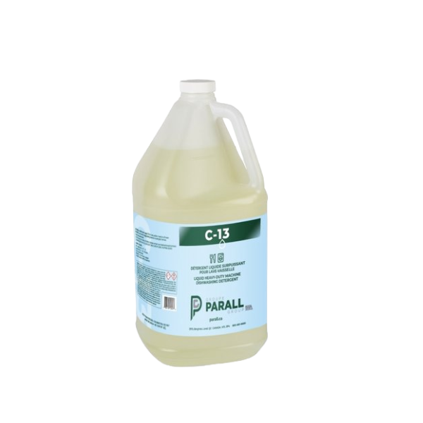 Détergent à vaisselle chloré Parall C-13, 4 L - V-112 4 L