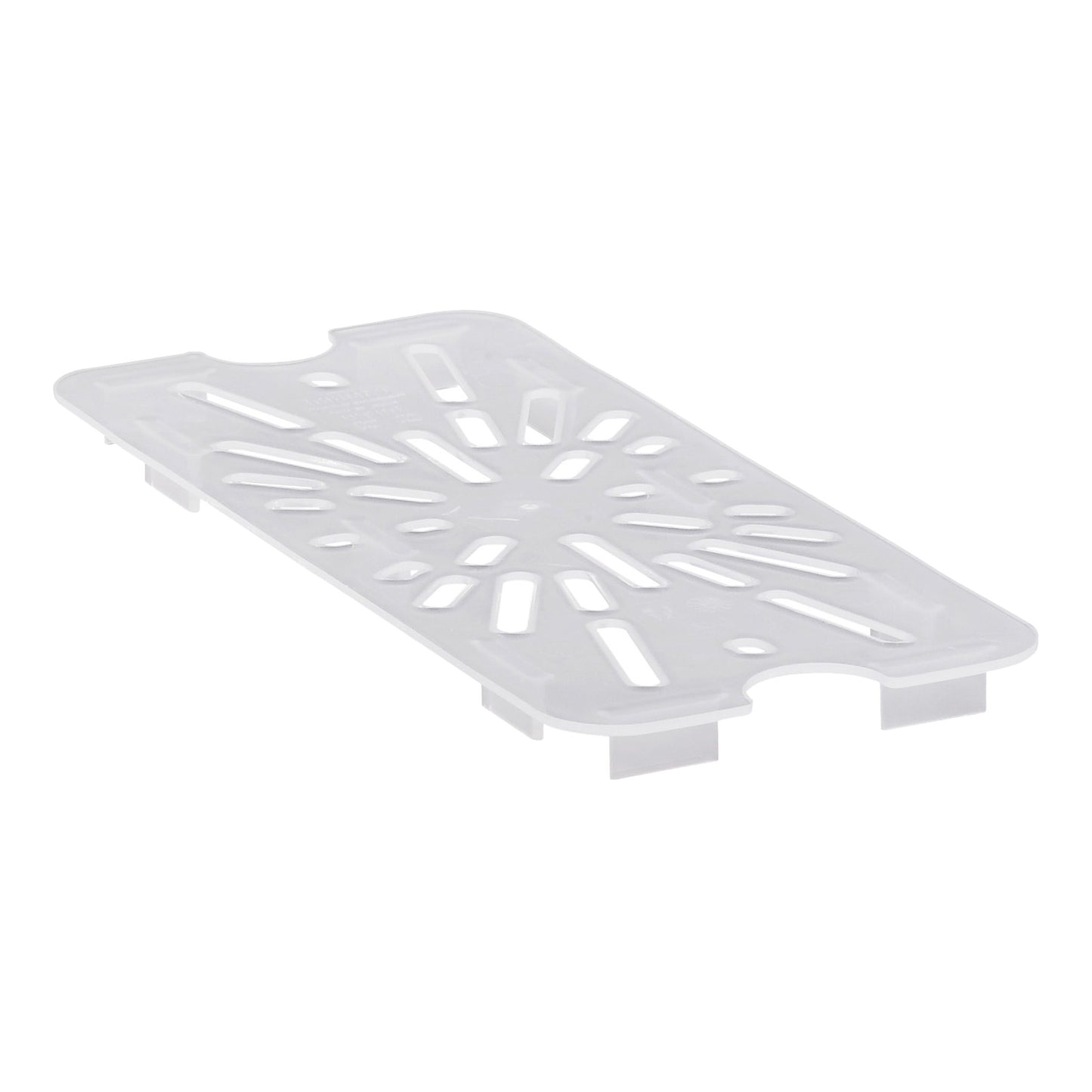 Cambro | Égouttoir de bac gastronome, taille 1/3, translucide