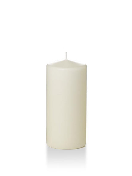 Neo-Image Pillar Candles, 6", 60 Hour, Ivory Wax (12-pack) - 37200