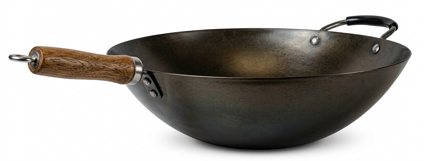 Rabco Wok w/ Helper Handle, 14" - MAP0100