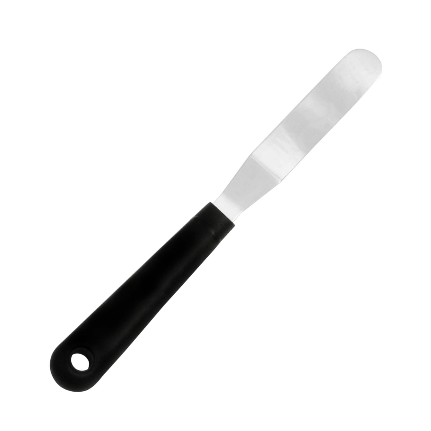 Fat Daddio's Angled Icing Spatula, 8.5", Stainless Steel - FDSPAT4OS