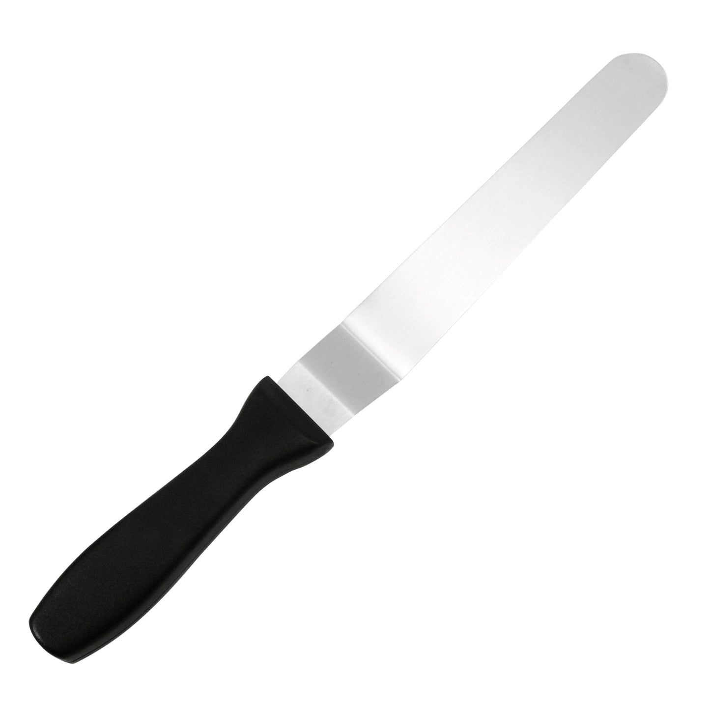 Fat Daddio's Angled Icing Spatula, 13", Stainless Steel - FDSPAT8OS