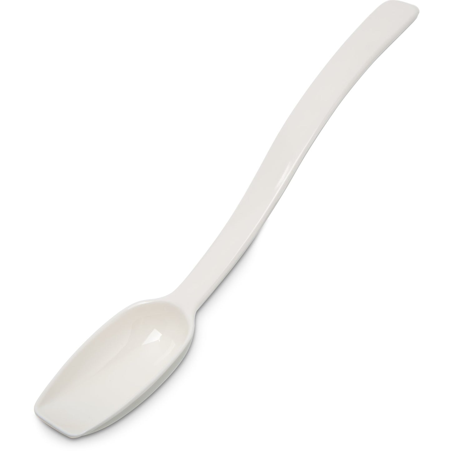 Carlisle Solid Salad Spoon, White, .5 oz- 446002