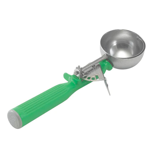 Vollrath Color-Coded One-Piece Thumb Press Disher, 2 2/3 oz - 47142