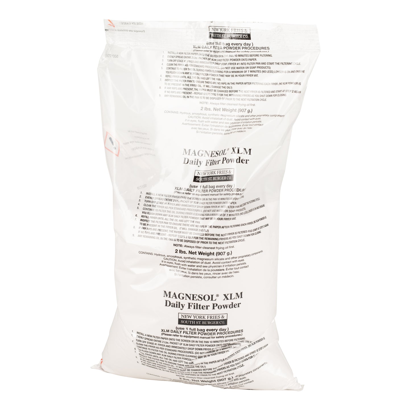 General Filtration Magnesol XLM Fryer Oil Filter Powder, 2 lb (15-pack) - NYFXLM