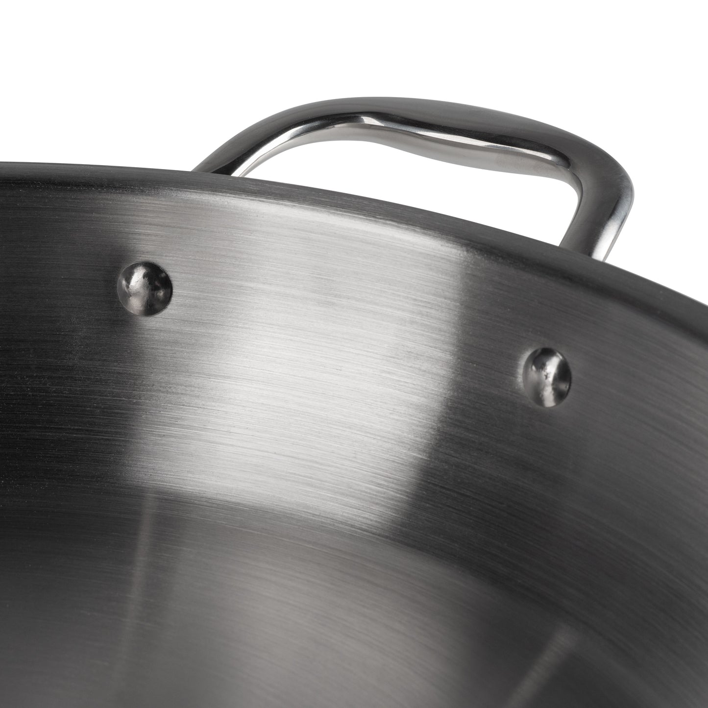 SignatureWares Frying Pan, 14", Stainless Steel, Natural Finish - FRYPANSS14