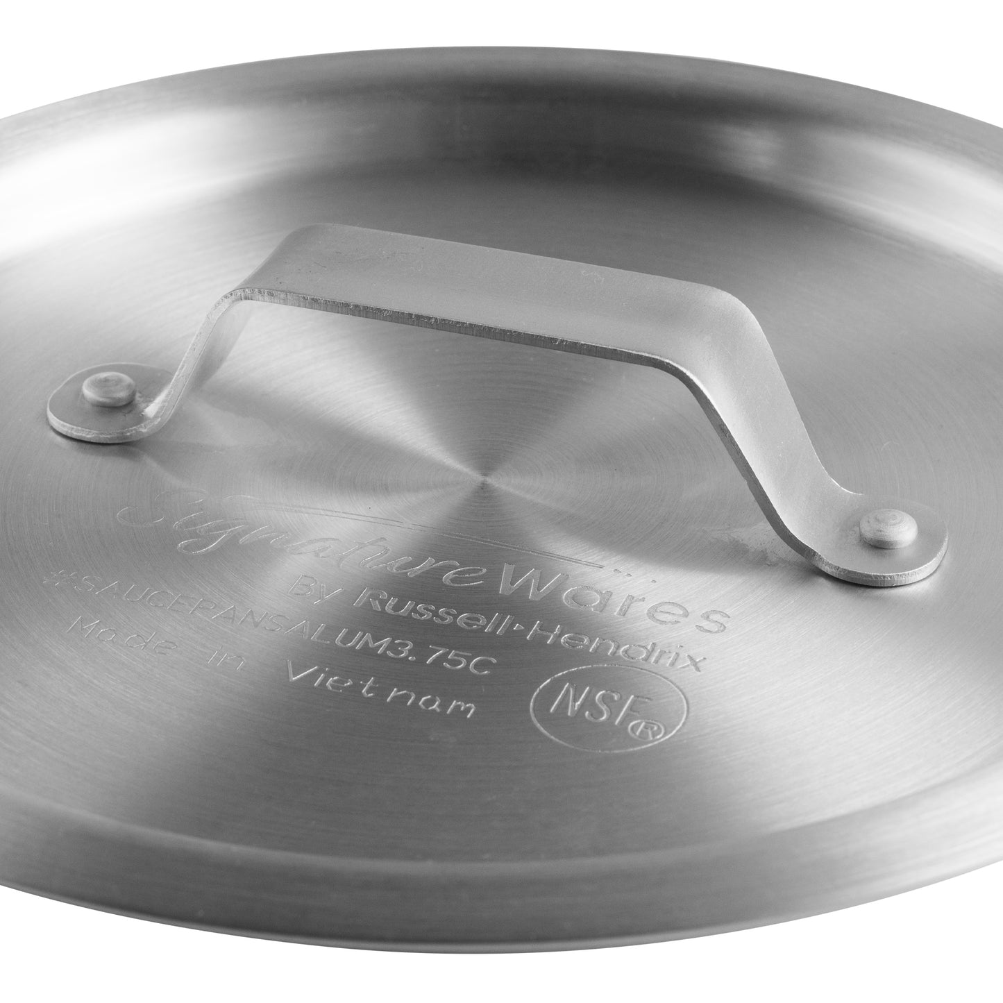 SignatureWares | Couvercle de casserole à côtés droits, 3,75 pintes, aluminium