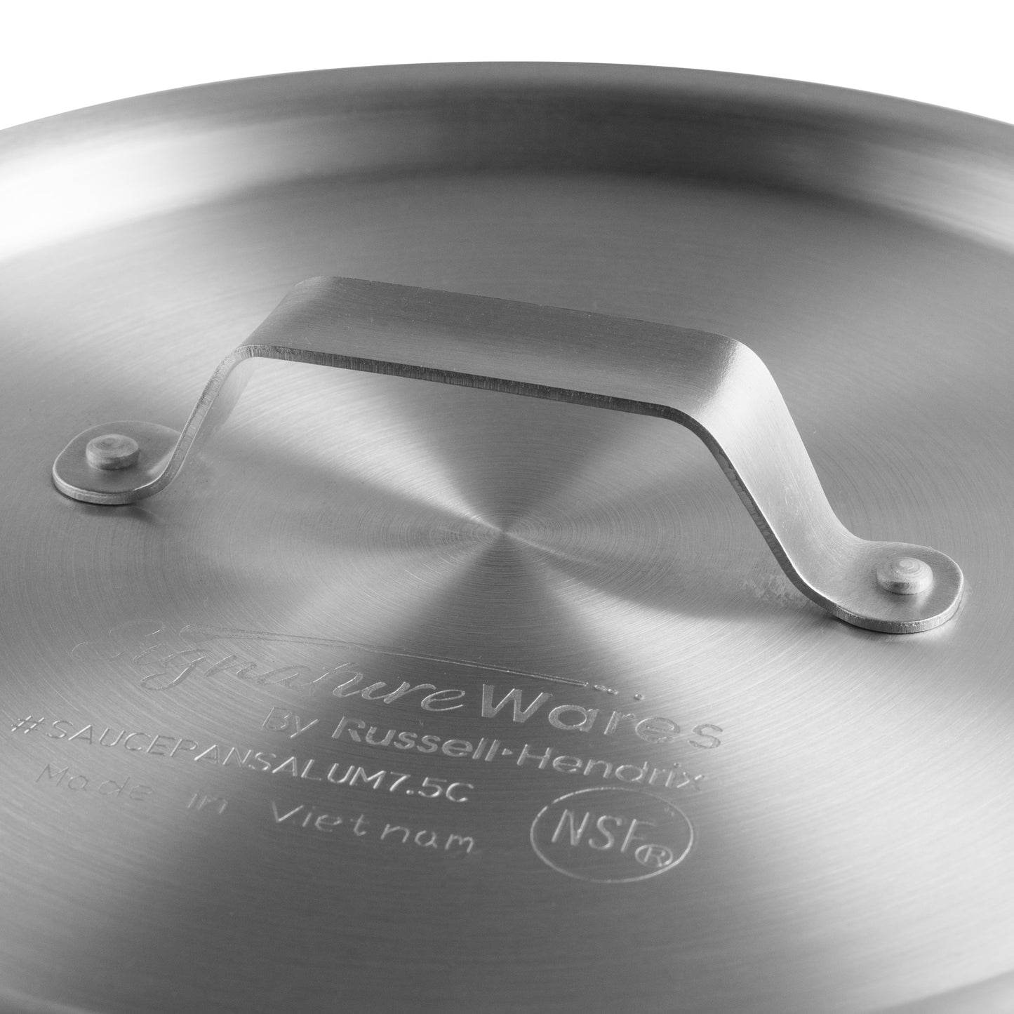 SignatureWares | Couvercle de casserole à côtés droits, 7,5 pintes, aluminium