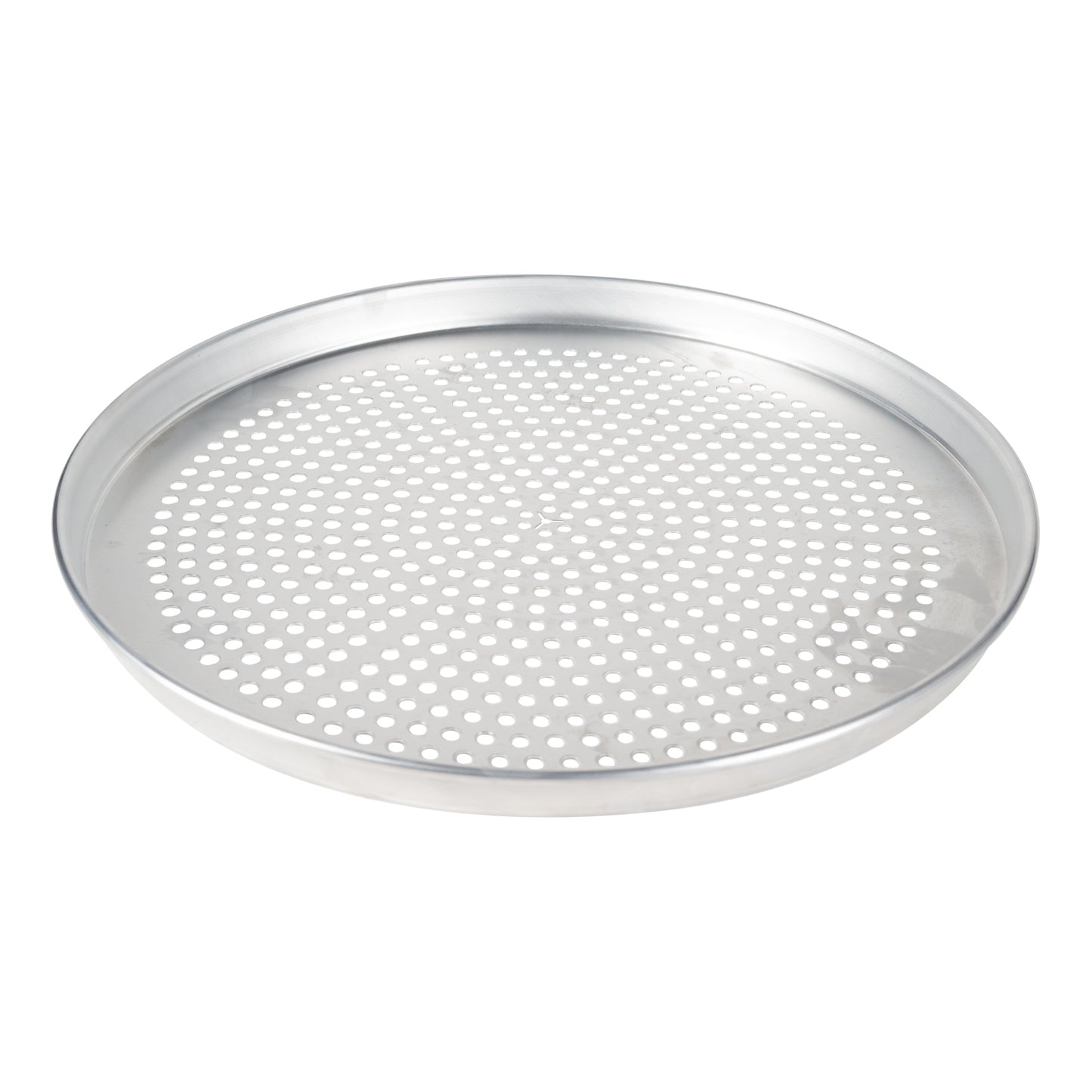 SignatureWares | Assiette à pizza perforée à plat profond, 16", aluminium