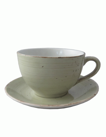 Continental China Rustics Espresso Cup, 2.5oz, Green (24-pack) - 51RUS034-02