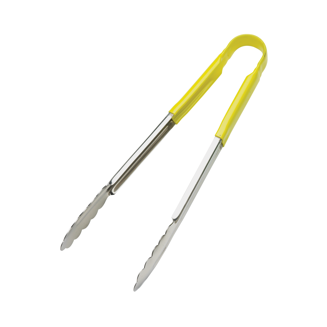 Browne Colour-Coded Tongs, 12", Yellow - 5512YL
