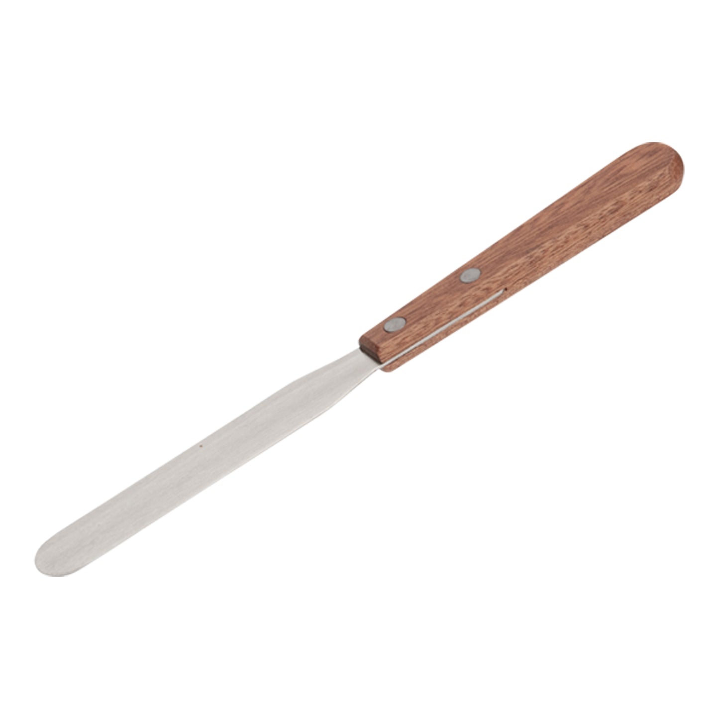 Browne Icing / Straight Spatula, 4.5", Wood Handle - 573824
