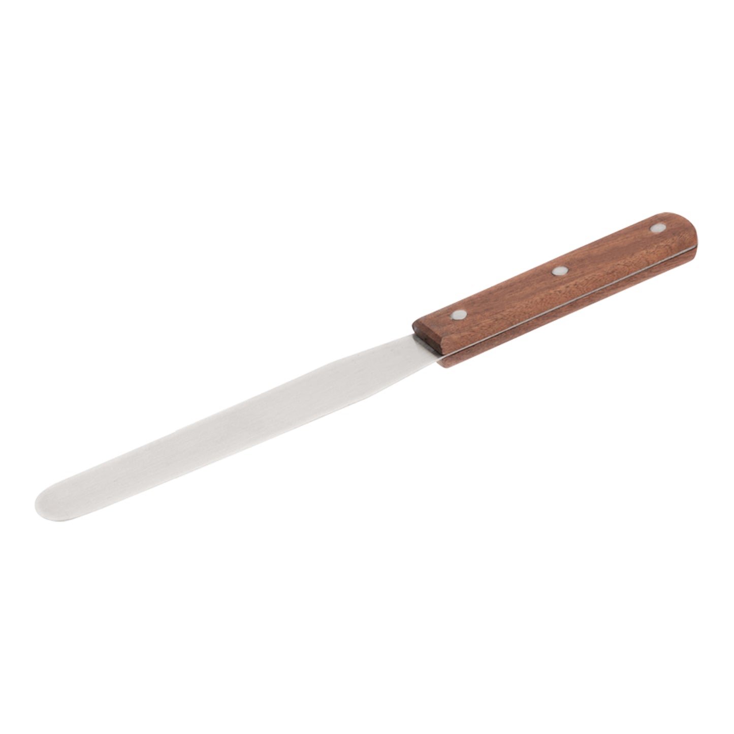 Browne Icing / Straight Spatula, 6", Wood Handle - 573826