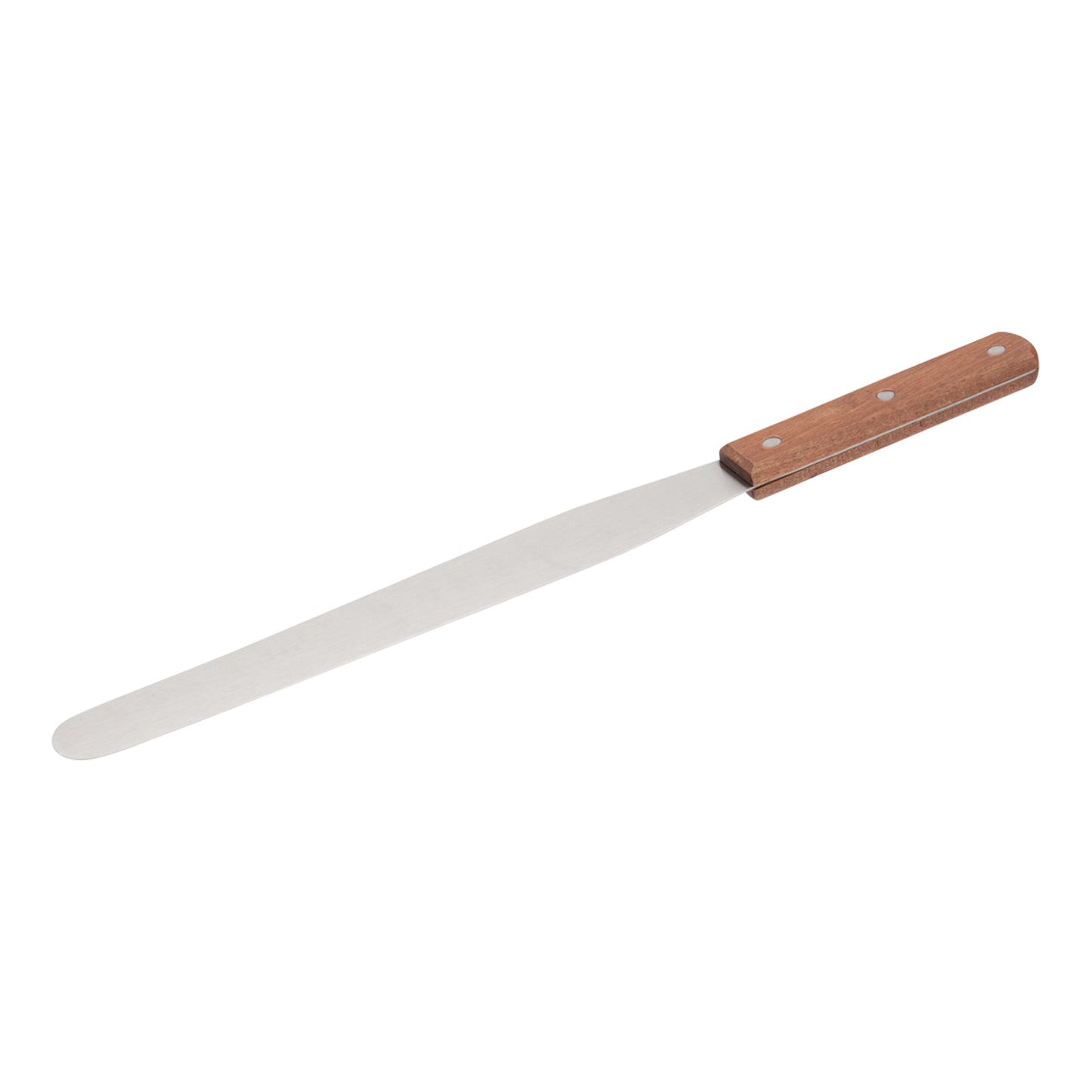 Browne Icing / Straight Spatula, 10", Wood Handle - 573830